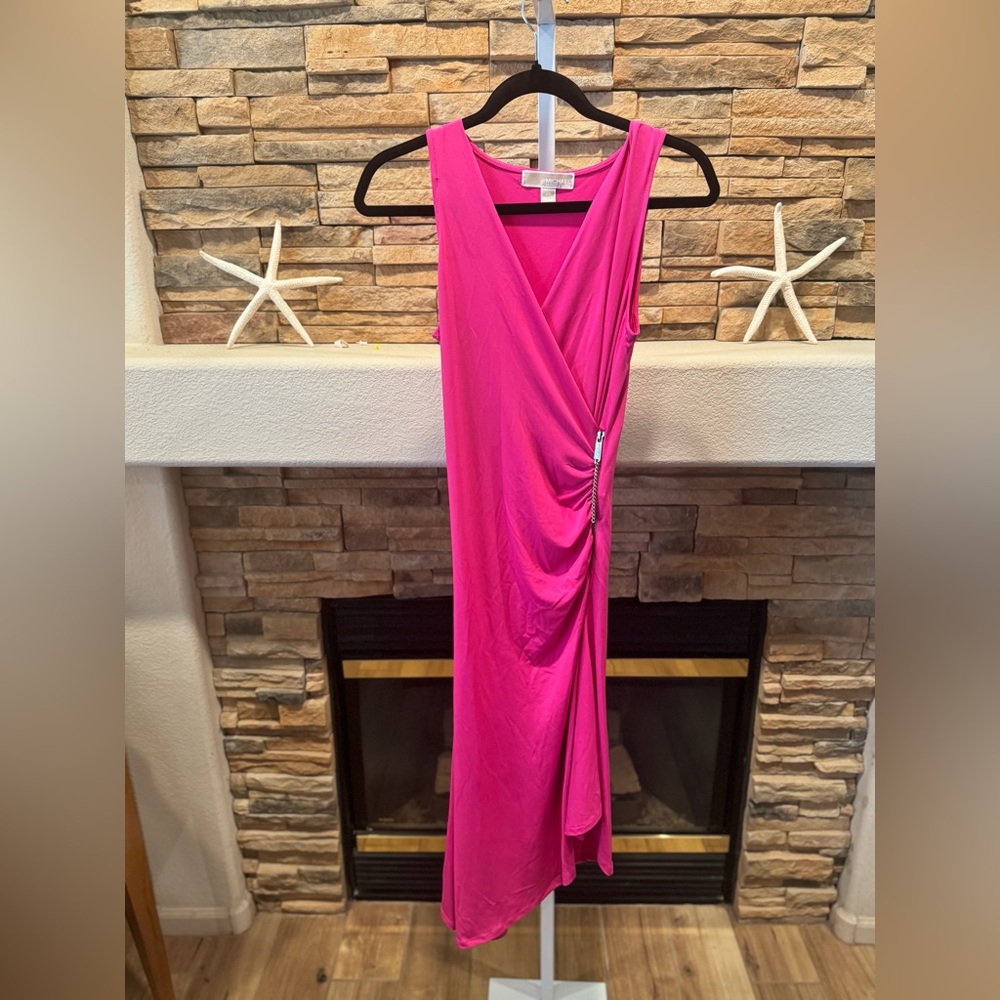 MICHAEL Michael Kors Fuchsia Asymmetrical Dress